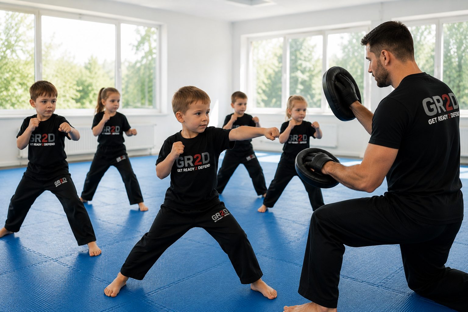 Kinder bei Gladius Krav Maga